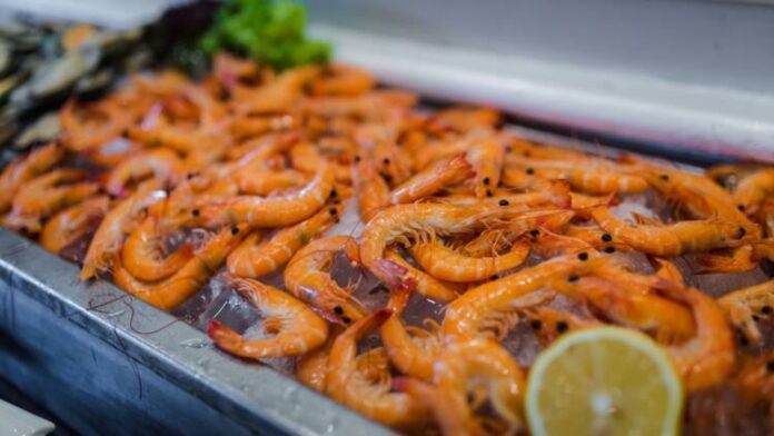 fresh-shrimps-seafood-ice-buffet-line-luxury-restaurant