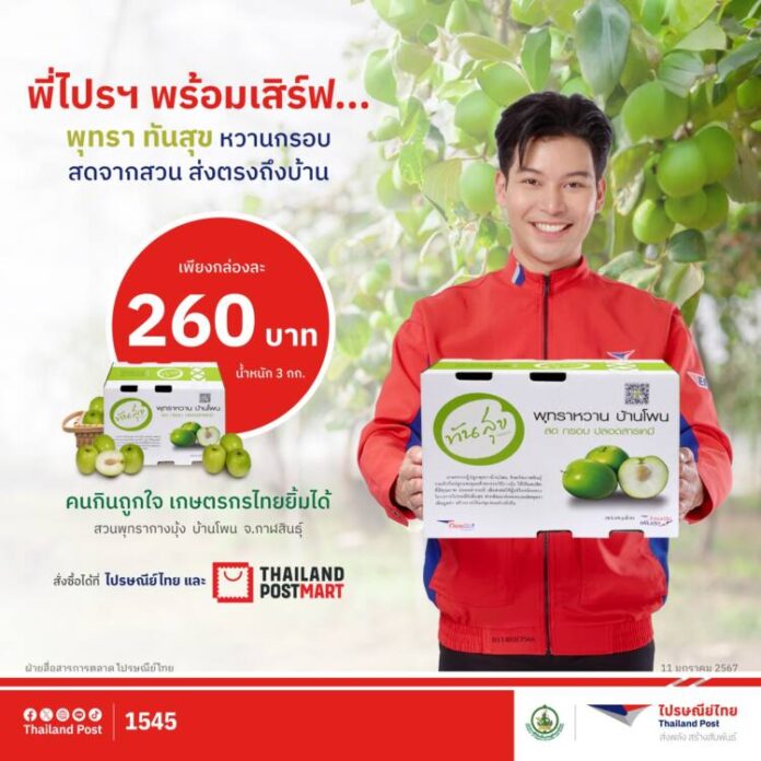 กราฟิกประกอบข่าว_พี่ไปรฯ พร้อมเสิร์ฟ พุทรา ทันสุข