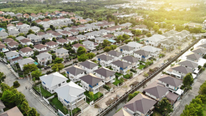 Top,View,Of,Housing,Village