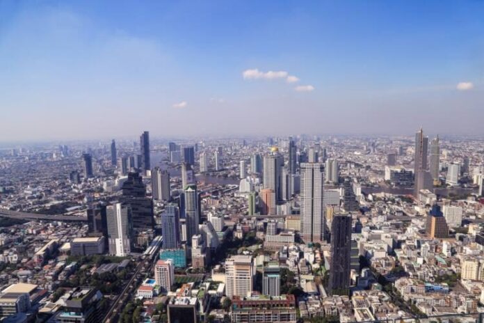 Bangkok,,Thailand,-,January,2,,2024:,Aerial,View,Of,Bangkok