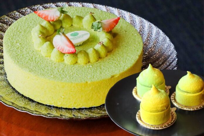 Green Tea Rainy Season Cake
