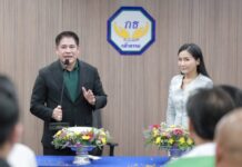 สส.กล้าธรรม’รวมพลังรดน้ำดำหัวขอพร‘ธรรมนัส-นฤมล’ย้ำ แม้ไม่เป็นรัฐบาล ยังเดินหน้าทำงาน