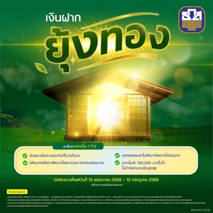 aw เงินฝากยุ้งทอง