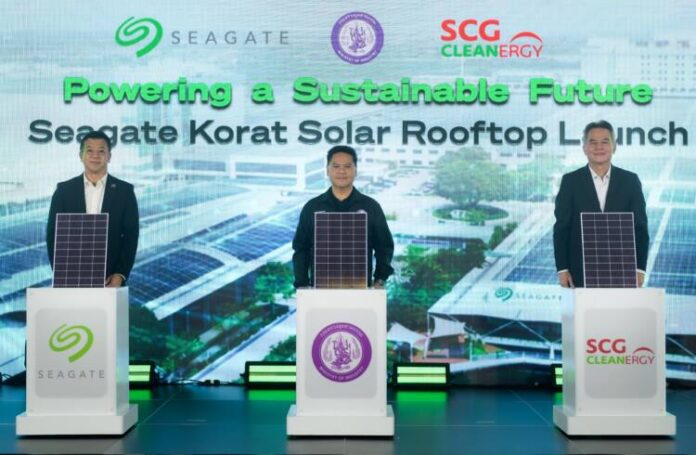 พิธีเปิดโครงการSeagate Korat Solar Rooftop