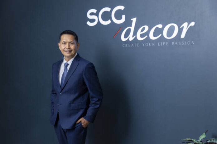 นายนำพล มลิชัย ประธานเจ้าหน้าที่บริหารเเละกรรมการผู้จัดการใหญ่ SCGD