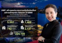 AWC โชว์งบ Q2/69 กำไรพุ่ง 1,468 ล้านบาท รายได้รวมแตะ 5,502 ล้านบาท โตแกร่งยกพอร์ต