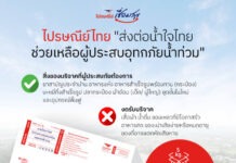 “ไปรษณีย์ไทย”เปิดรับส่งสิ่งของช่วยเหลือผู้ประสบภัยน้ำท่วม จ.น่าน ฟรี! ทั่วประเทศ