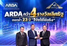 ARDA คว้า 4 รางวัลเลิศรัฐ ปี 2569ตอกย้ำ 23 ปี เปลี่ยน “ทุนวิจัย” สู่ “มูลค่า” สร้าง Impact กว่า 2.4 หมื่นล้านบาท