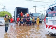 กทม. – สธ. ผนึกกำลังช่วยผู้ประสบภัยน้ำท่วม ลาดกระบัง–บางกะปิ ดูแลกลุ่มเปราะบาง 786 ราย ผู้ป่วย 87 ราย