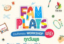 เดอะไนน์ เซ็นเตอร์ พระราม 9 จัดเวิร์กชอป “FAM PLAYS” ชวนสร้างสรรค์งาน D.I.Y ฟรีทุกวันพุธ ตลอดเดือนพฤศจิกายน